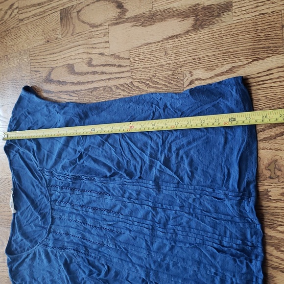 (L) Ricki's Solid Color Casual Soft Loose Peasant Bohi Vibes Vacation Travel - Picture 4 of 8